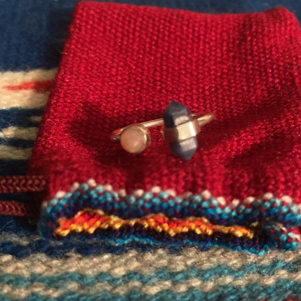 Beautiful, Adjustable Silver Ring With Sodalite &… - image 4